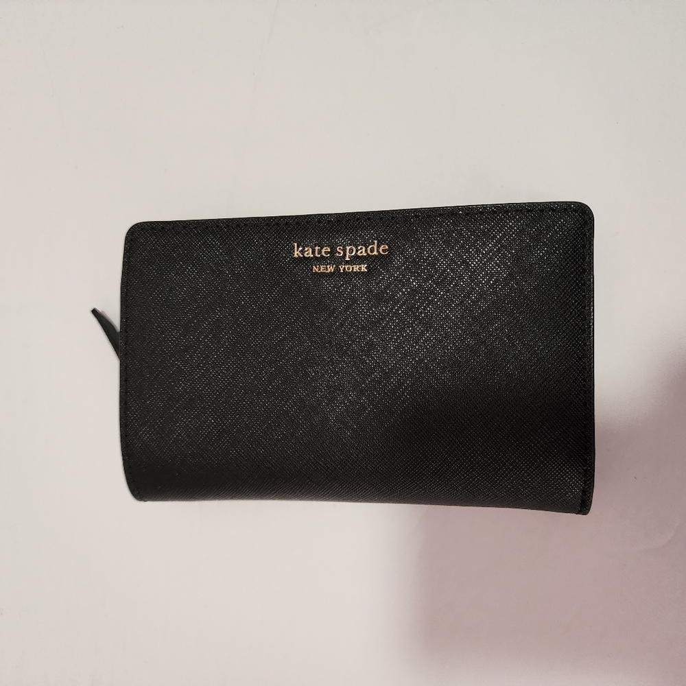 Kate Spade Medium Bifold Wallet - Black